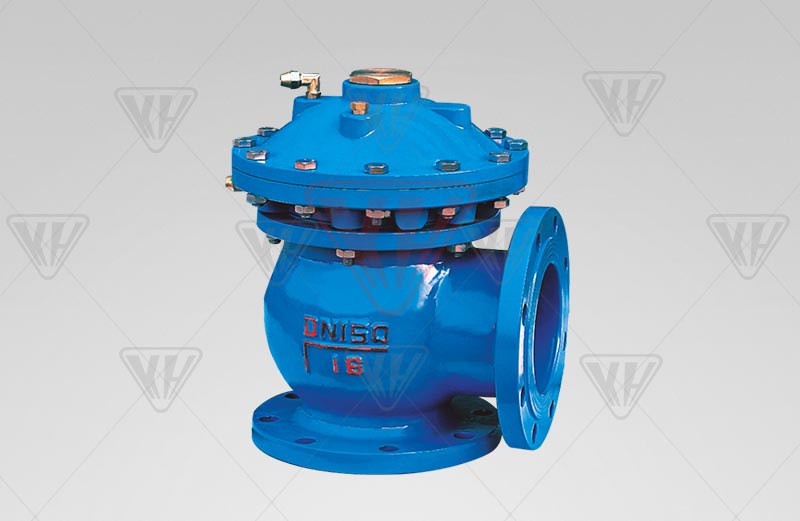 Pneumatic angle fast open mud valve 